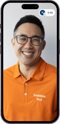 Frontdoor app on phone