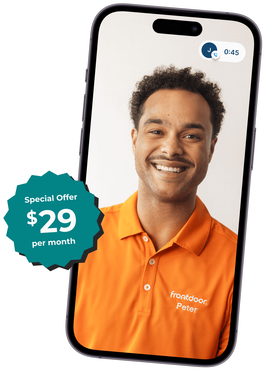 Frontdoor app on phone